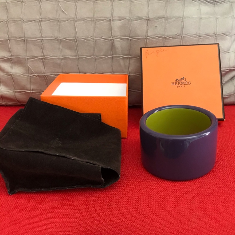 Brand New Purple and Lime Hermès Bracelet!